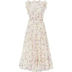bonprix Maxikleid aus reiner Baumwollebeige 54Damen