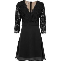 bonprix Midikleid 1 tlg. tlg. festlicher Stil, aus Polyester, mit Spitze und Elasthan-Anteil