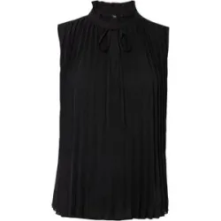 bonprix Plissee-Blusentopschwarz 36Damen
