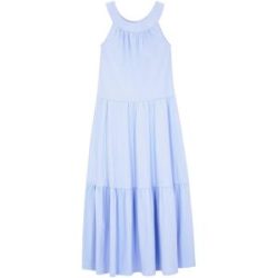 bonprix Maxi-Jerseykleid aus reiner Bio-Baumwolleblau 164Mädchen