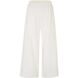 bonprix Leinen-Culotte, wadenlangweiß 54Damen