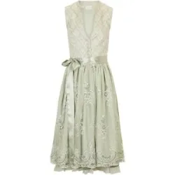 bonprix Dirndl mit Jacquard und Stickerei (2-tlg.Set)grün 54Damen