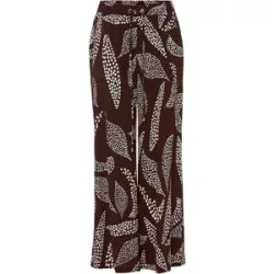 bonprix Marlenehose aus fließender Viskosebraun 38Damen