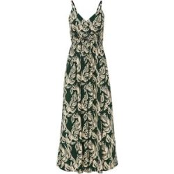bonprix Maxikleid aus fließender Viskosegrün 50Damen