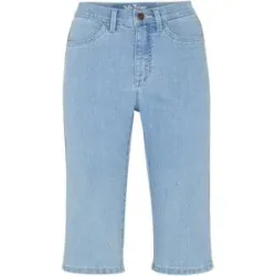 bonprix Jeans Bermuda Slim Fit High Waistblau 52Damen