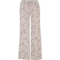 bonprix Palazzo-Hose aus fließender Viskosebraun 48Damen