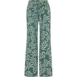 bonprix Palazzo-Hose aus fließender Viskosegrün 40Damen
