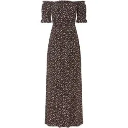 bonprix Maxikleid aus reiner Viskoseschwarz 48Damen