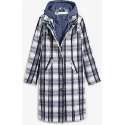 bonprix Winter-Mantel, 2in1 Optikblau 40Damen