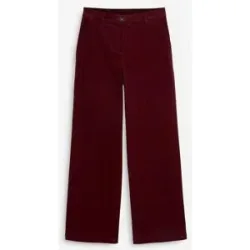 bonprix Cordhose aus Bio-Baumwolle mit Stretchrot 48Damen