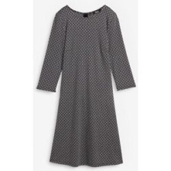 bonprix Midikleid aus Polyester, Viskose und Elasthan, ausgestellte Passform