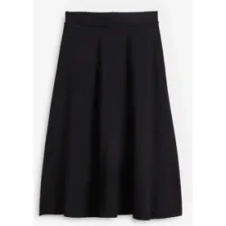 bonprix Midirock aus Punto di Romaschwarz 54Damen