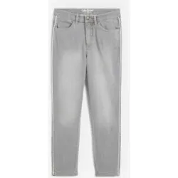bonprix Skinny-Jeans High Waist, 7/8, Stretchgrau 38Damen
