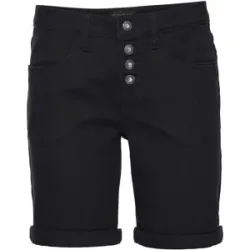 bonprix Bermudas Skinny Fit, aus Stretch-Material, mit modischer Knopfleiste