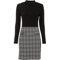 bonprix Minikleid 1 tlg. für Frühling und Sommer, mit langem Arm, schmale Passform