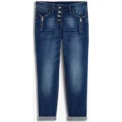 bonprix Boyfriend Jeans Mid Waistblau 48Damen