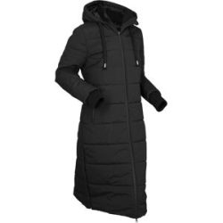 bonprix Steppmantel mit Kapuze, Oversize Passform, sportlicher Stil, mit Stehkragen