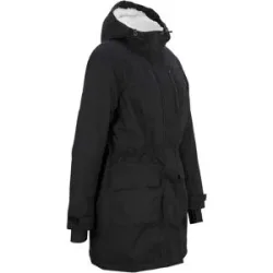 bonprix wasserdichte Funktions-Parka mit Teddyfleece in der Kapuzeschwarz 44Damen