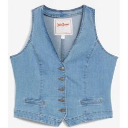 bonprix Stretch-Jeanswesteblau 50Damen