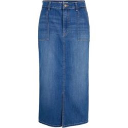 bonprix Jeansrock mit Schlitzblau 36Damen