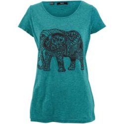 bonprix T-Shirt Regular Fit, Kurzarm, mit Frontprint, Rundhalsausschnitt