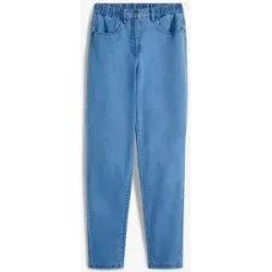 bonprix Mom-Jeans, High Waist, Stretchblau 50Damen