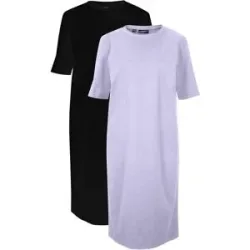 bonprix Shirtkleid (2er-Pack)lila 56Damen
