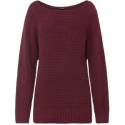 bonprix Strickpullover strukturierte Strickqualität, mit U-Boot-Ausschnitt und weitem Langarm