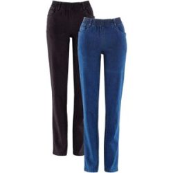 bonprix Jeans und Twillhose (2-tlg.Set)blau 46Damen