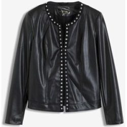 bonprix Lederimitat-Jackeschwarz 46Damen