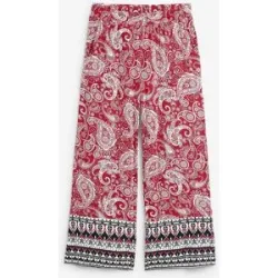 bonprix Palazzo-Hose aus softem Viskose-Mixrot 44Damen