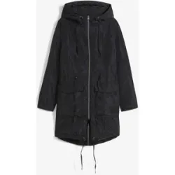 bonprix Leicht wattierter Mantel mit Tunnelzugschwarz 48Damen