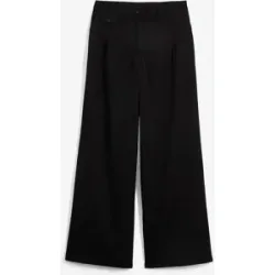 bonprix Weite Marlenehoseschwarz 50Damen