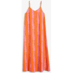 bonprix Trägerkleid aus fließender Viskoserosa 34Damen