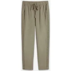 bonprix Hose mit Leinen, knöchelfreigrün 44Damen