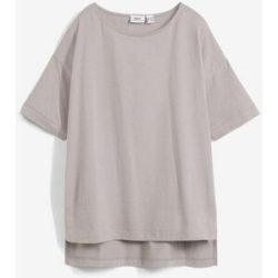 bonprix Oversize T-Shirt aus reiner Baumwollegrau 44Damen