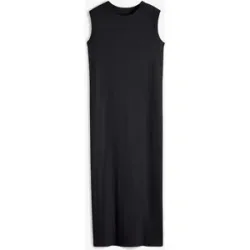 bonprix Jersey-Kleid aus Baumwolle mit Stretchschwarz 48Damen
