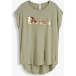 bonprix Longshirt aus Viskose-Mixgrün 48Damen