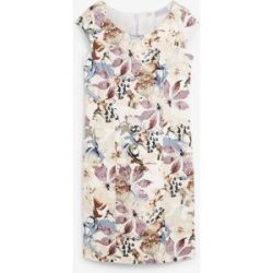 bonprix Etuikleid aus Baumwollsatinbeige 48Damen