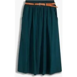 bonprix Maxirock aus fließender Viskose (2-tlg. Set)grün 44Damen