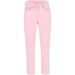 bonprix Verkürzte Twill-Hose im Used-Lookrosa 50Damen