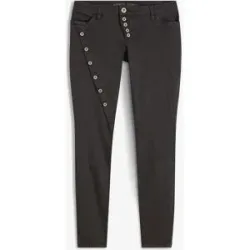 bonprix Twillhose aus elastischem Baumwoll-Mixgrau 38Damen