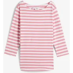 bonprix Shirt mit U-Boot-Ausschnittrosa 56Damen