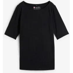 bonprix U-Boot-Ausschnitt-Shirtschwarz 56Damen