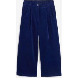 bonprix Weite Cord-Culotte aus Baumwoll-Stretchblau 46Damen