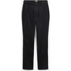 bonprix Wasserabweisende Funktionshose aus Stretch-Twill mit Gürtelschwarz 46Damen