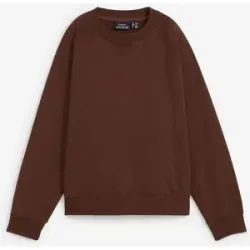 bonprix Oversize-Sweatshirt aus reiner schwerer Bio-Baumwollebraun 36Damen