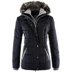 bonprix Winterjacke in 2-in1 Optikschwarz 44Damen
