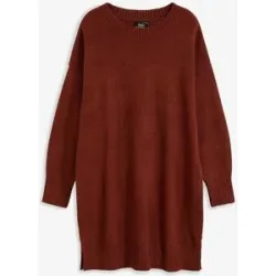 bonprix Oversize-Strickkleidbraun 48Damen
