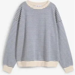 bonprix Loose-fit Sweatshirtblau 48Damen